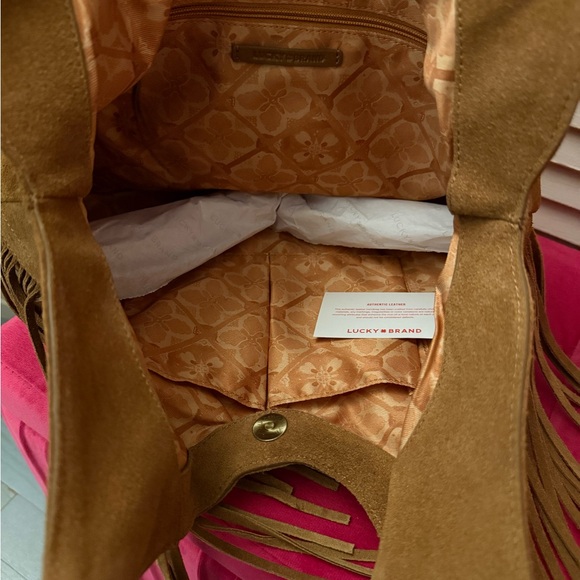 ⭐️NWT LUCKY BRAND LEATHER BAG⭐️ - Picture 10 of 12